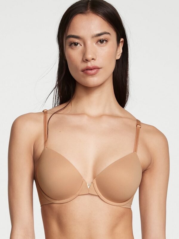 34A  Love Cloud Smooth Lightly Lined Full Coverage Bra - PRALINE - Image 3