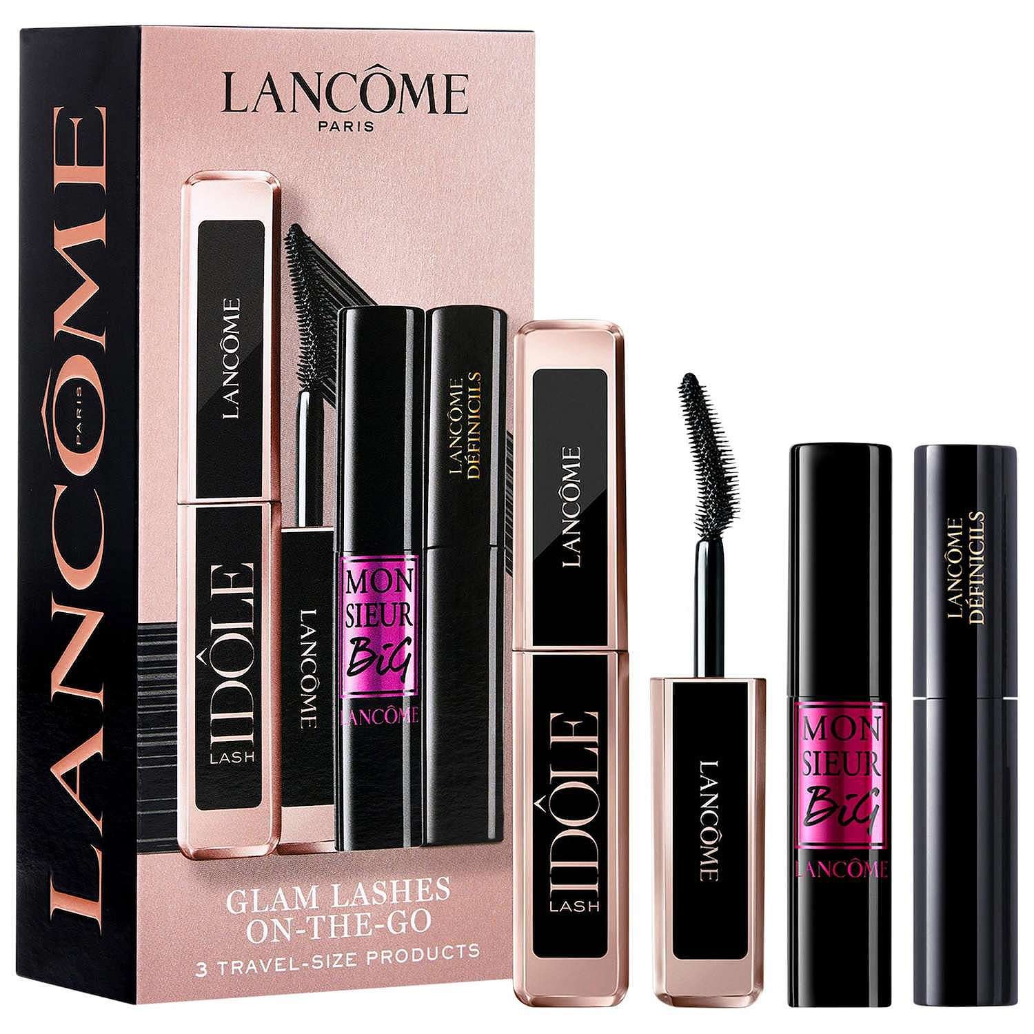 Lancome 3-Pc. Glam Lashes On-The-Go Mascara Set