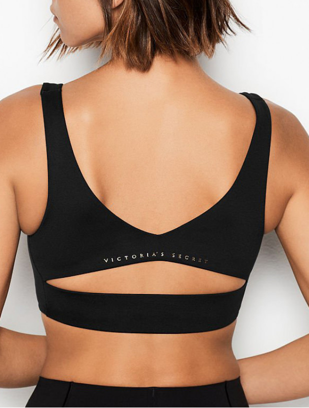LARGE Victoria's Secret Unlined Essential Plunge Bralette - BLACK