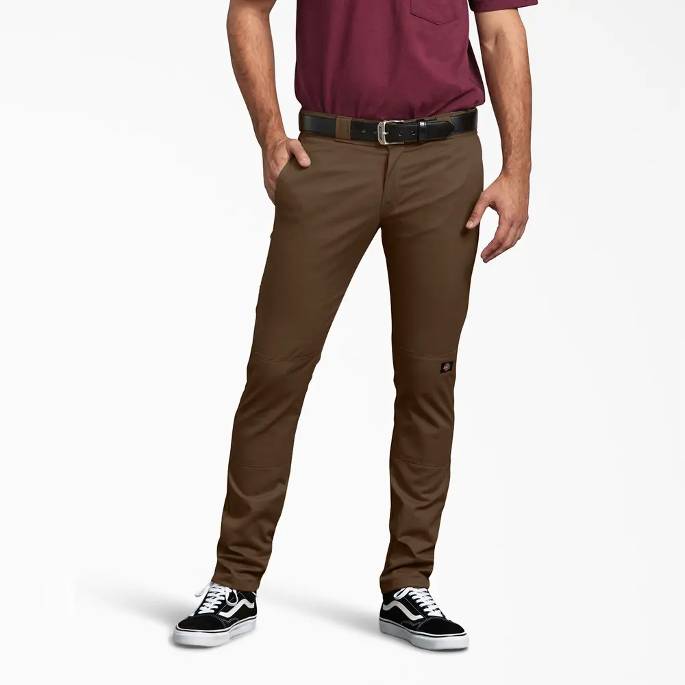 Dickies Mens Twill Double Knee Work Pant, Timber Brown