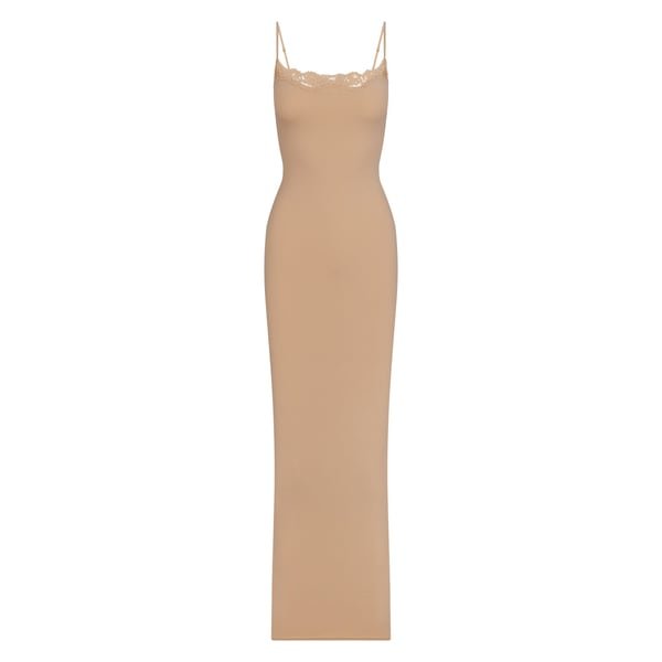 Skims Fits Everybody Lace Long Slip Dress