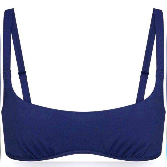 Skims Sculpting Swim Ruched Lined Bikini Top
