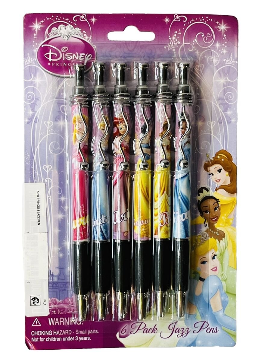 Disney Princess Pens Set (6)pens per set