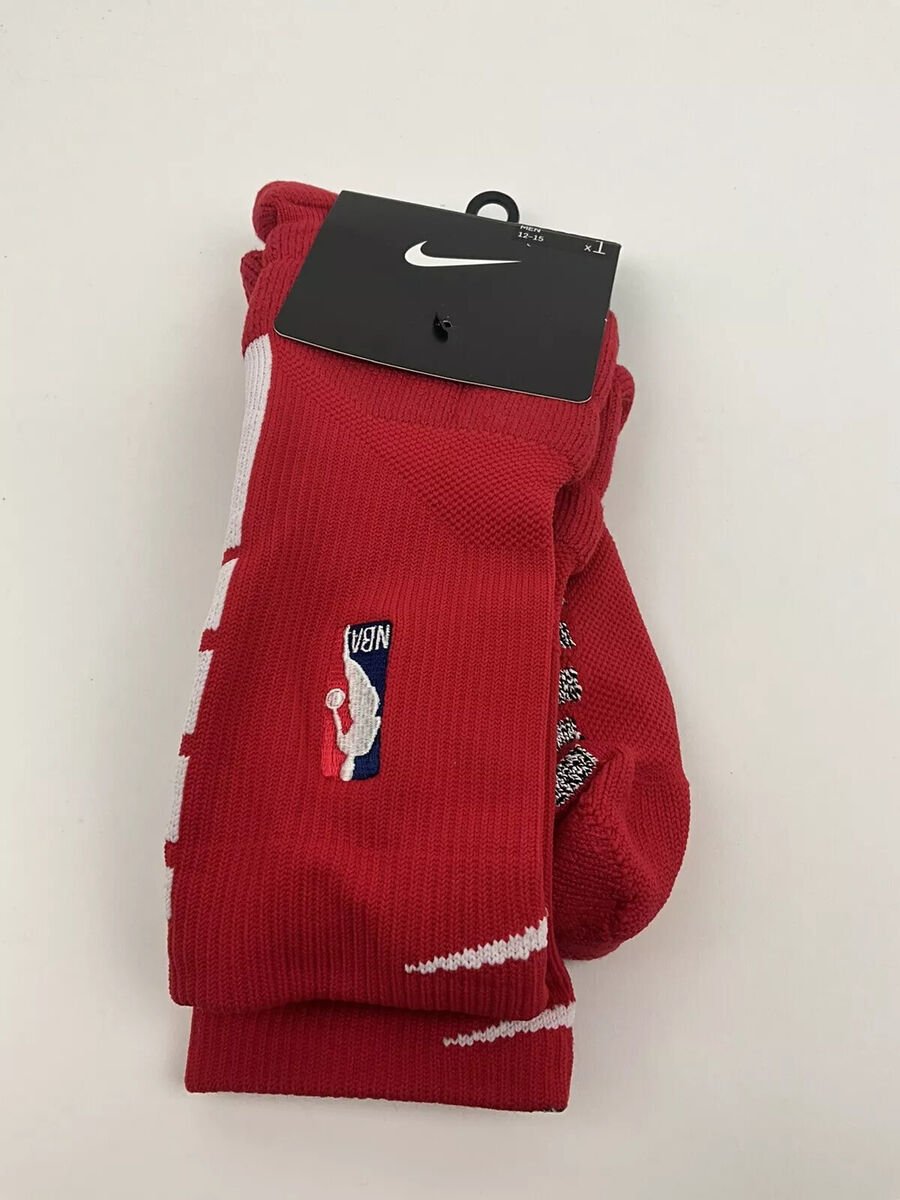 Nike NBA Authentic Red/White Socks - Medium