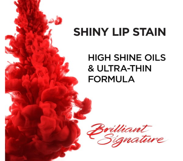 L'Oreal Paris Brilliant Signature Shiny LipStain Lipstick-#300 Be Uncontrollable - Image 5
