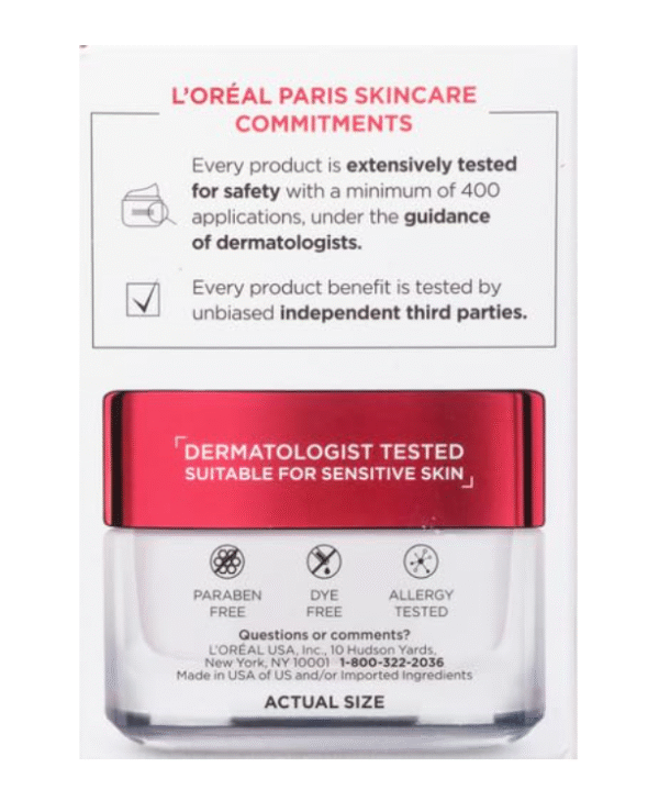 L'Oreal Paris Revitalift Anti-Wrinkle + Firming Moisturizer 1.7oz Fragrance Free - Image 9