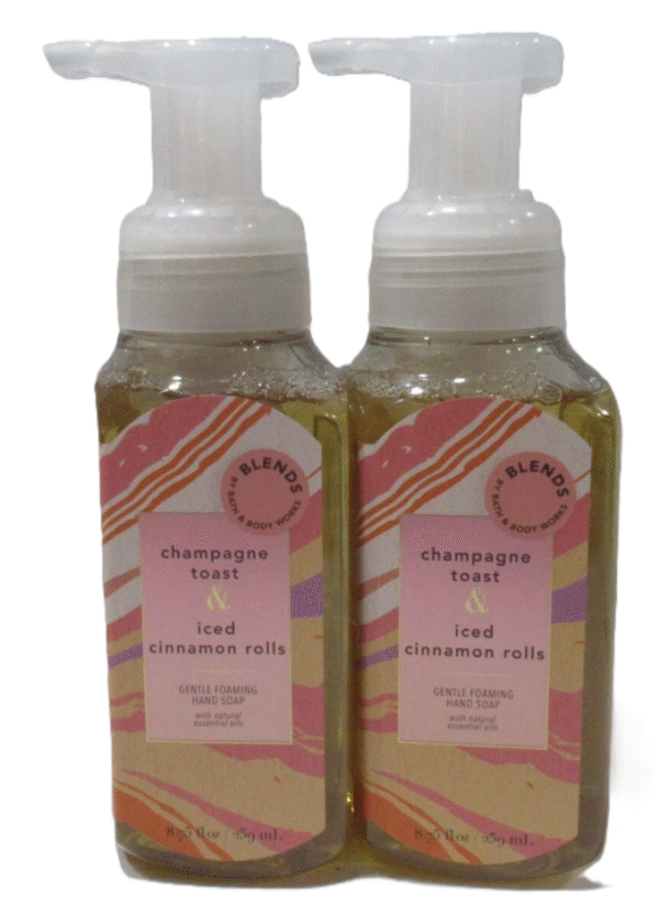 Bath & Body Works Foaming Hand Soap CHAMPAGNE TOAST ICED CINNAMON ROLL (2)
