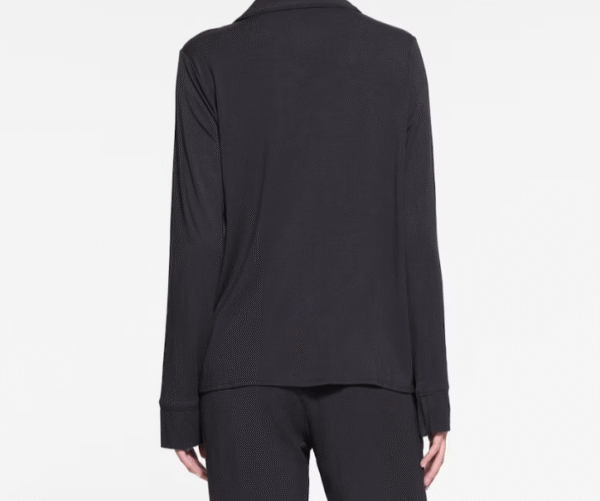 Skims Sleep Long Sleep Top, Onyx, XL - Image 3