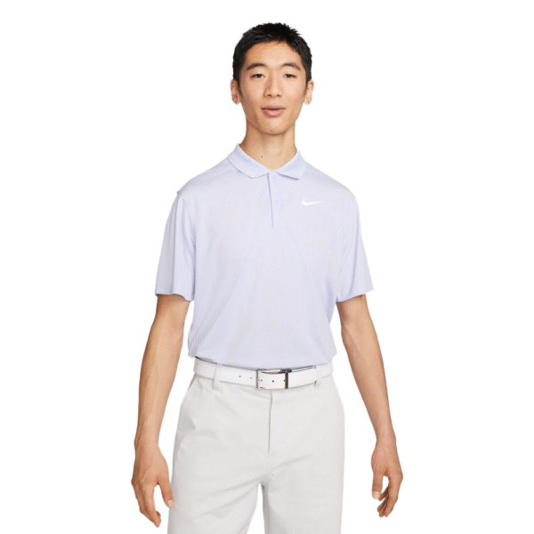Nike Dri-Fit Victory Golf Polo Shirt Men M White Athletic Sportswear Performance