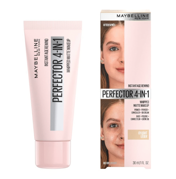 Maybelline Perfector 4-In-1 Whipped Matte Makeup #01 Light/Leger