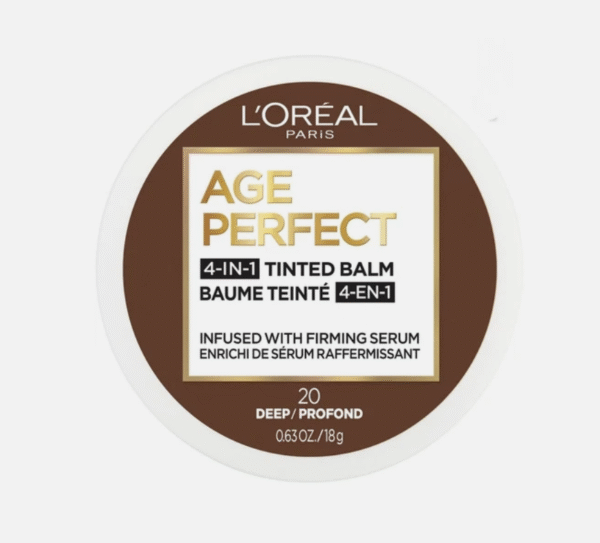 (2 packs) L'Oreal Paris AGE PERFECT 4-in-1 Tinted Balm Foundation , 20 Deep - Image 3