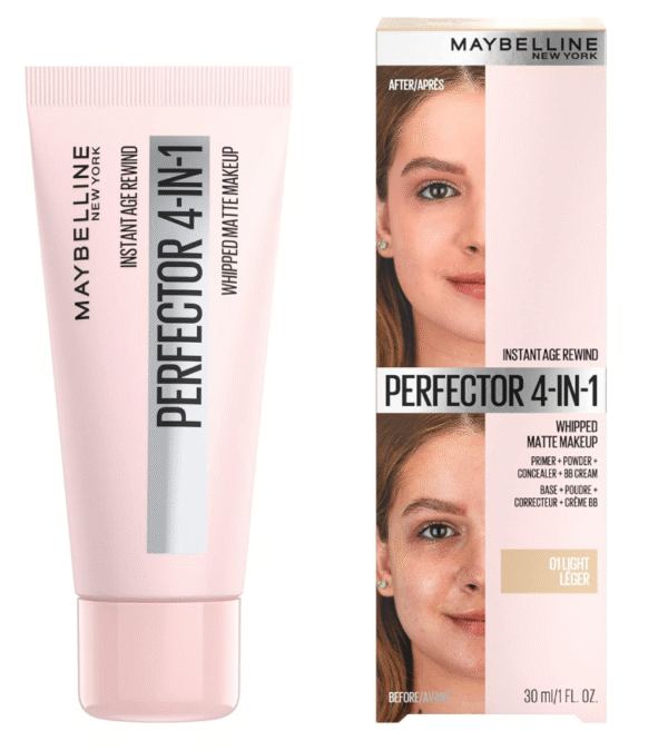 Maybelline Perfector 4-In-1 Whipped Matte Makeup #01 Light/Leger - Image 5