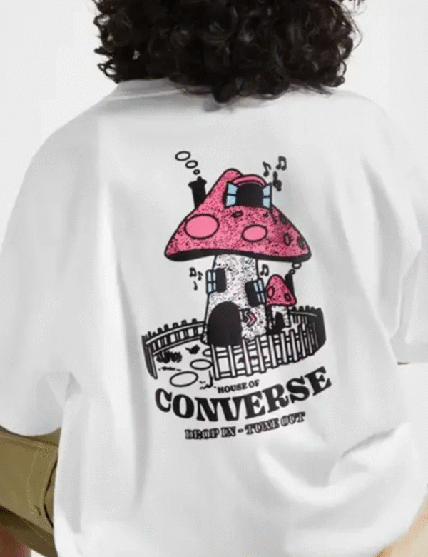 Converse Men's Home Mushroom House Tee, Medium - Image 5