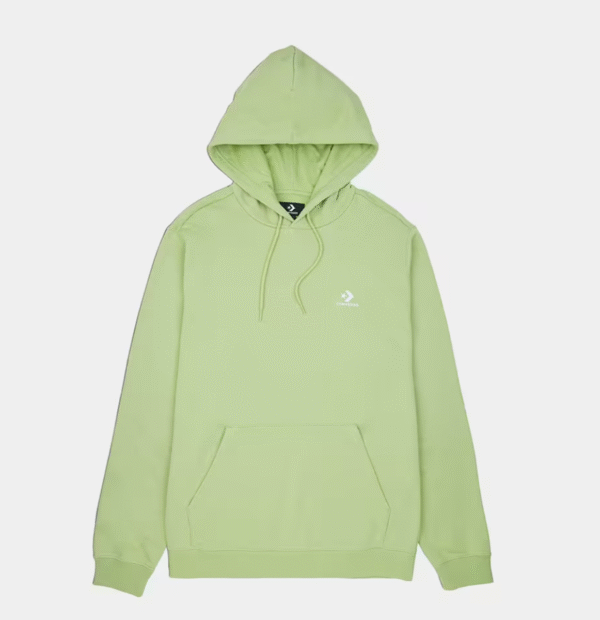 Converse Go-To Embroidered Star Chevron Standard-Fit Pullover Hoodie, Medium - Image 3