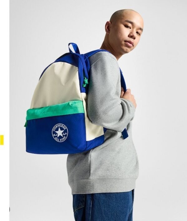 Converse Chuck Taylor All Star Speed 3 10026657-A01 Blue Durable Unisex Backpack - Image 5