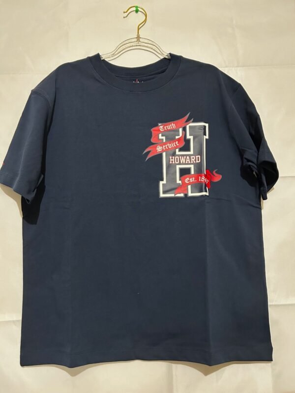 Nike Air Jordan x Howard University T-Shirt Women's L Blue Workout Performance - Image 3