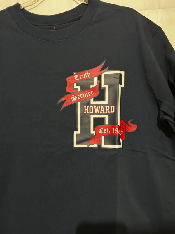 Nike Air Jordan x Howard University T-Shirt Women's M Blue Performance Athletic - Image 3