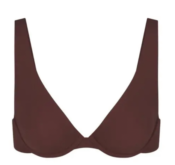 Skims Fits Everybody High Apex Bra, Cocoa, 40DD