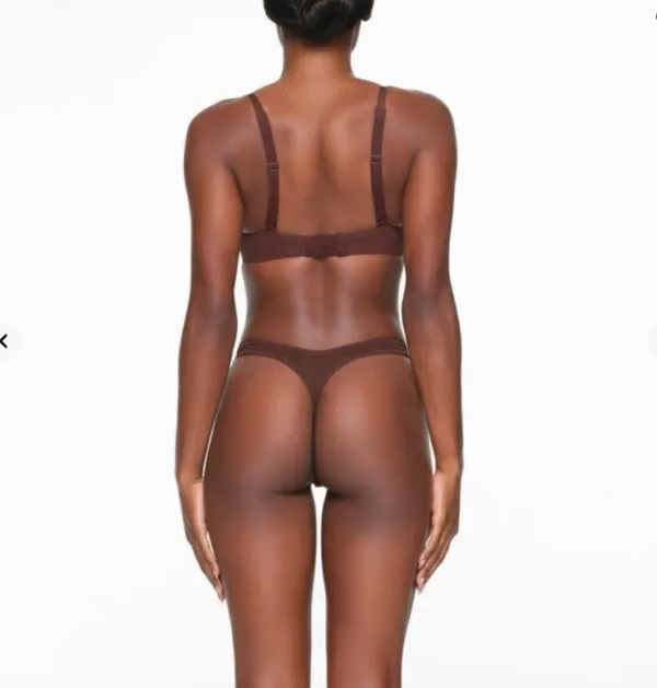 Skims Fits Everybody High Apex Bra, Cocoa, 40DD - Image 3