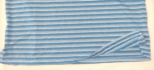 Nike Dri-Fit Vapor Golf Polo Shirt Men M Blue Striped Performance Sportswear - Image 4