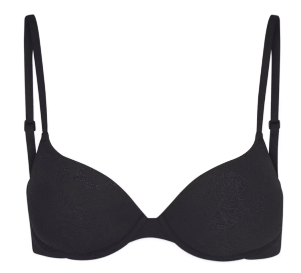 Skims Fits Everybody Push Up Demi Bra, Onyx, 34D