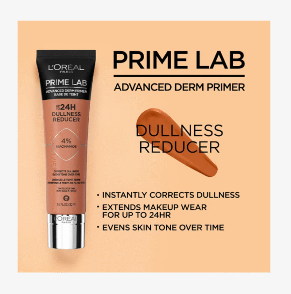 L’Oréal Paris Prime Lab Up to 24H Dullness Reducer, Face Primer - Image 4