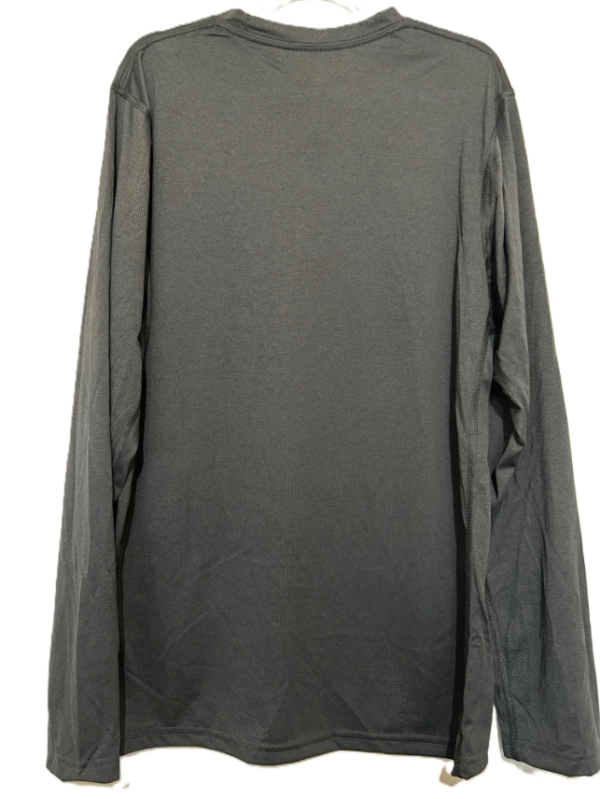 Nike Men's Dri-Fit The Nike Tee Long Sleeve T-Shirt, Charcoal Gray, Large - Image 4
