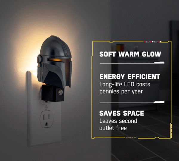 Star Wars The Mandalorian Helmet LED Night Light - Image 6