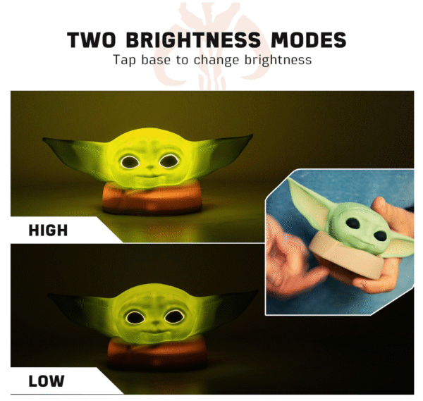 Star Wars The Mandalorian Baby Yoda The Child Squishy Night Light - Image 4