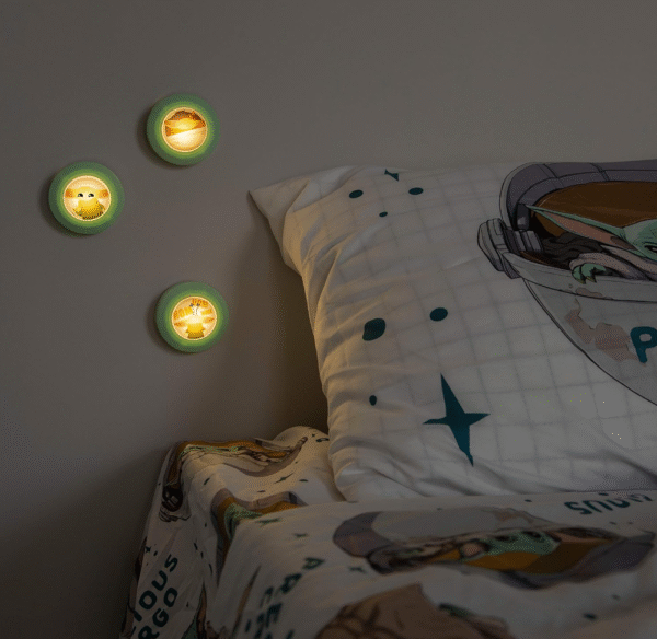 Star Wars The Mandalorian Baby Yoda Led Puck Lights (3-pack) - Image 8