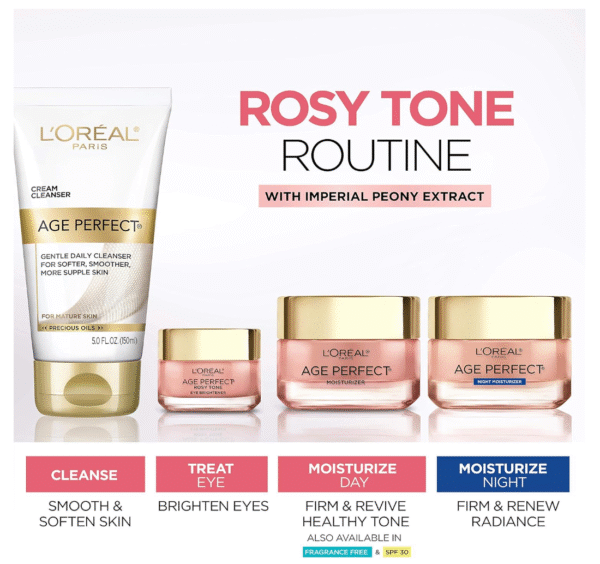 L'Oreal Age Perfect Rosy Tone Anti-Aging Eye Cream, For Dark Circles & Wrinkles - Image 8