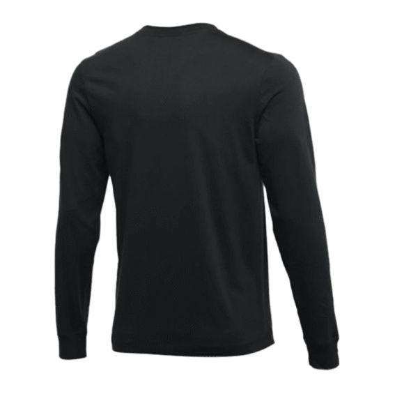 Nike Men’s Core Short Sleeve Athletic Cut Cotton Crew T-shirt Long Sleeve, Black, XL