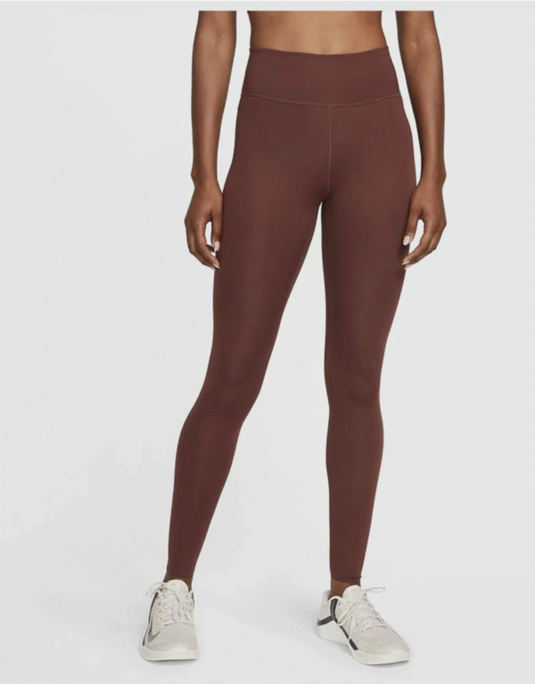 Nike Women's One Luxe Leggings, Brown, Large - Image 3