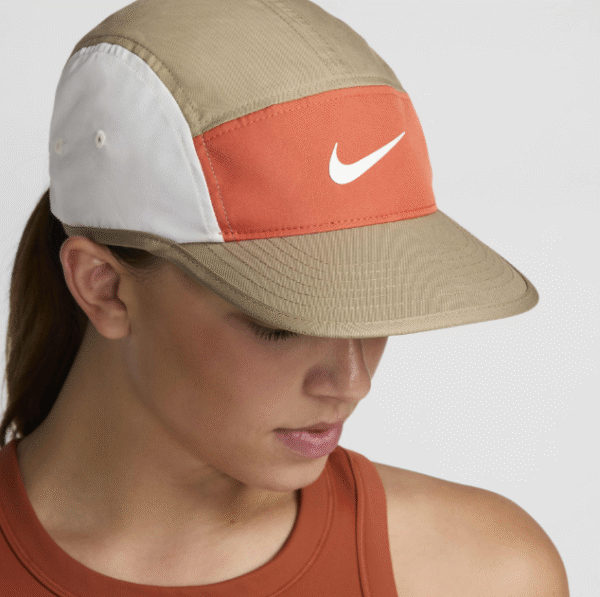 NIKE Unisex Dri-fit Fly Unstructured Swoosh Cap In Brown, M/L