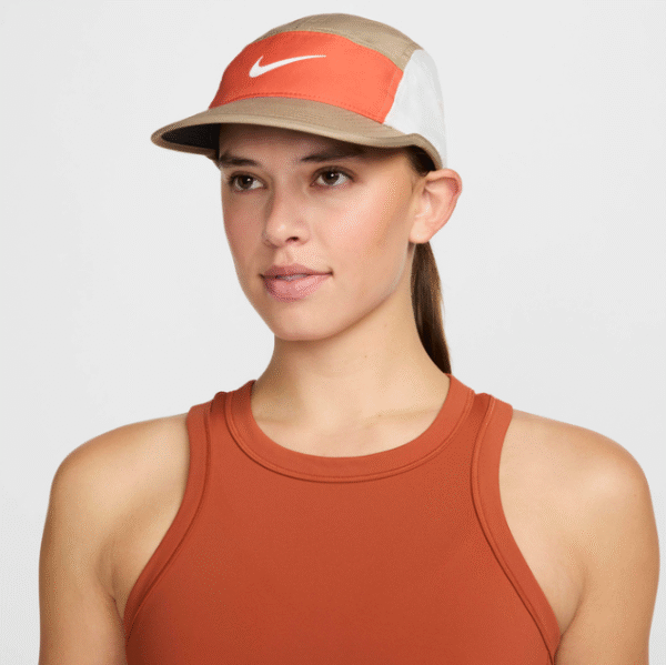 NIKE Unisex Dri-fit Fly Unstructured Swoosh Cap In Brown, M/L - Image 3