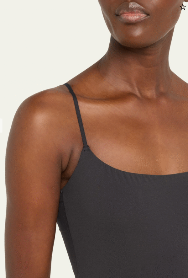 Skims Fits Everybody Long Slip Dress, Onyx, Small - Image 6